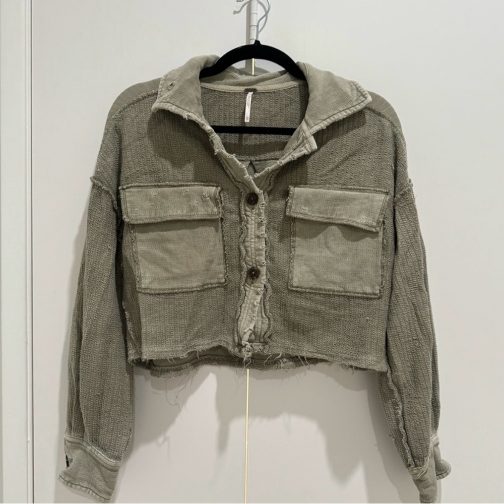 Free People Cropped Jacket